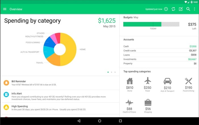 meilleur-suivi des dépenses-apps-android-mint