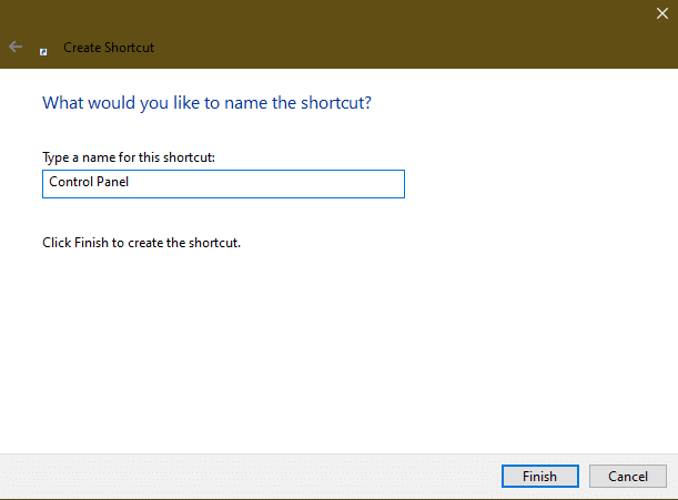 Façons d'ouvrir le panneau de configuration dans Windows 10 Desktop2