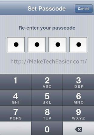 iPhone-Set-Passcode