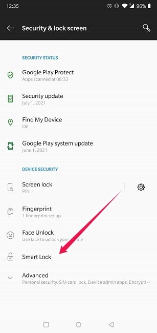 Comment configurer Smart Lock pour Android Smart Lock Security