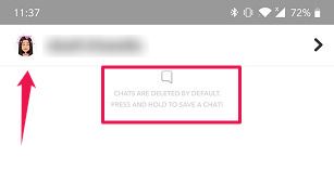 Comment envoyer des messages qui disparaissent, photo de profil Android Snapchat