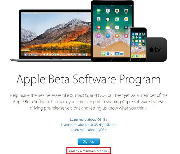 Apple-beta-software-program
