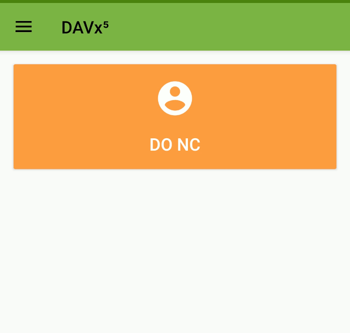 Android Davx5 Sync Caldav Carddav