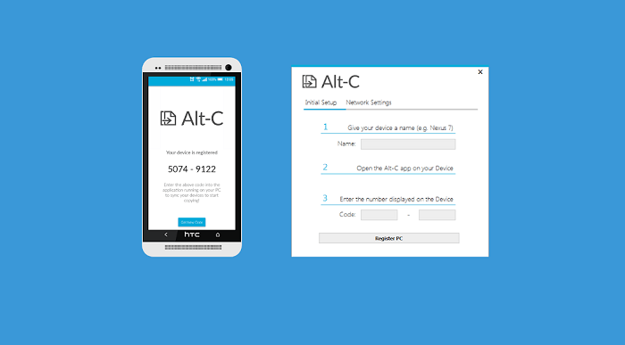 Synchroniser le presse-papiers Android Pc Phone Alt C Configuration