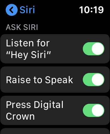 Comment utiliser les paramètres de Siri Apple Watch