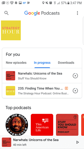 google-podcasts-pour-vous