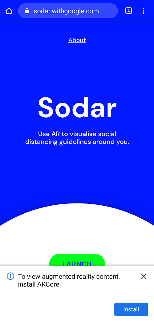 Distanciation sociale facilitée avec l'installation de Google Sodar